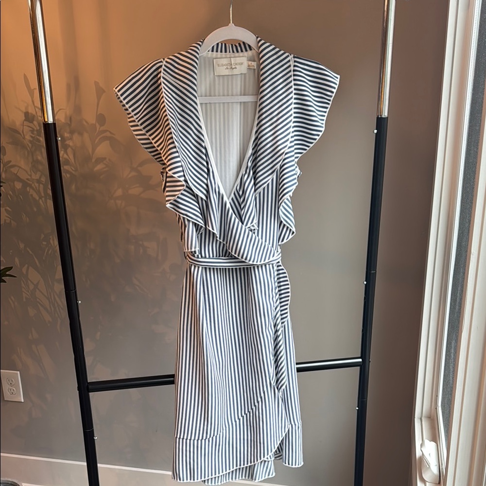 Striped Wrap Dress